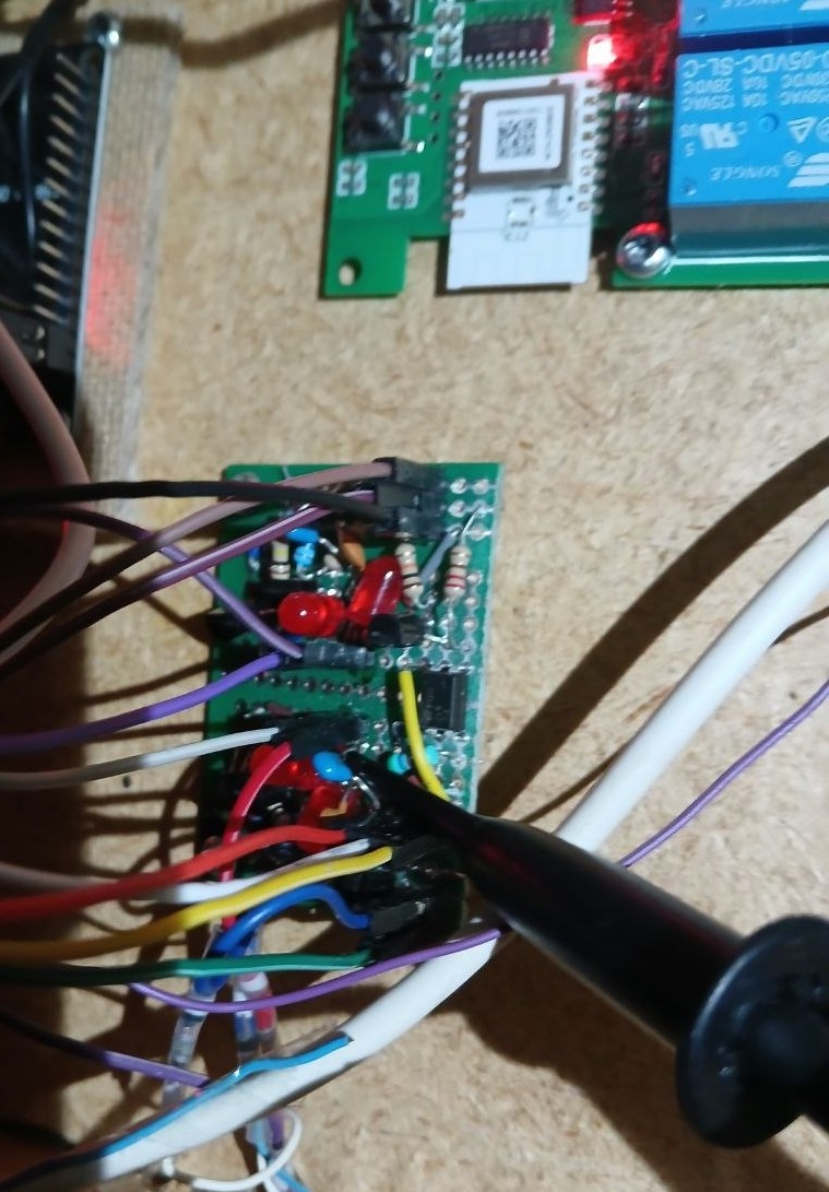 Probe on circuit